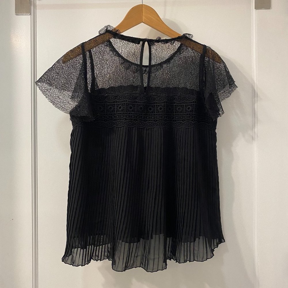 Zara Lace Black Top